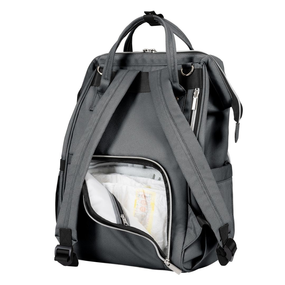 KikkaBoo® Previjalni nahrbtnik Siena Dark Grey 2025 KikkaBoo