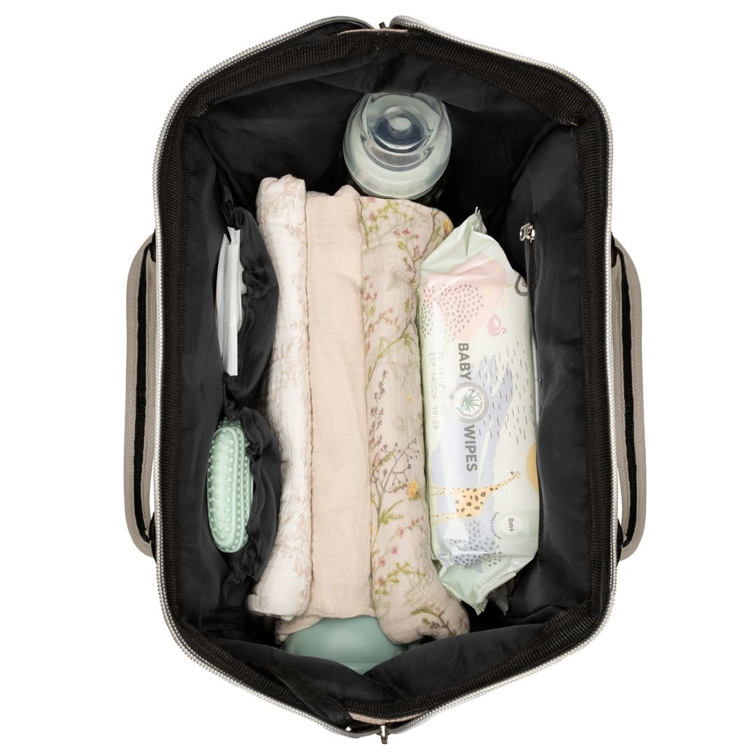 KikkaBoo® Previjalni nahrbtnik Siena Beige 2025 KikkaBoo