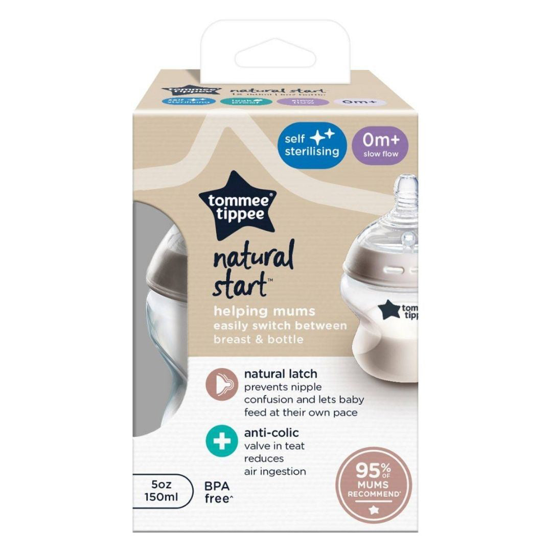 Tommee Tippee® Steklenička s cucljem Natural Start 150ml Tommee Tippee