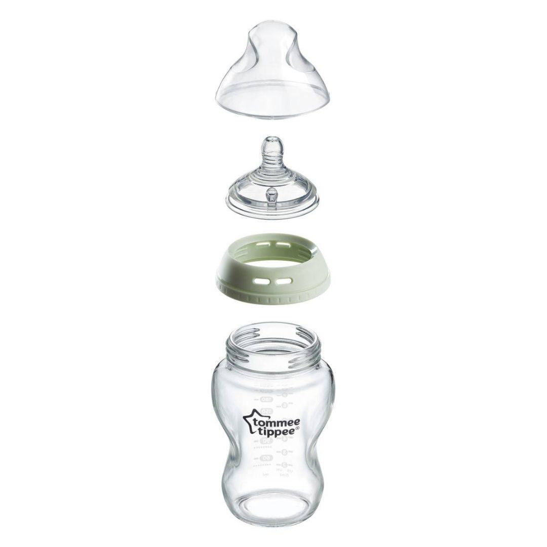 Tommee Tippee® Steklena steklenička s cucljem Natural Start 250ml Tommee Tippee