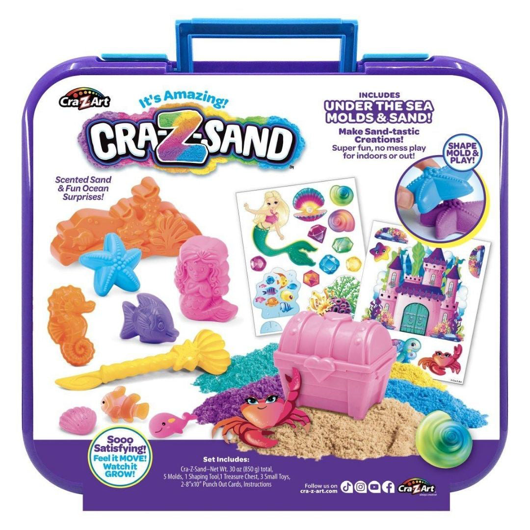 CrazArt® Kinetični pesek Pod morjem Cra-Z-Sand 850 g CrazArt