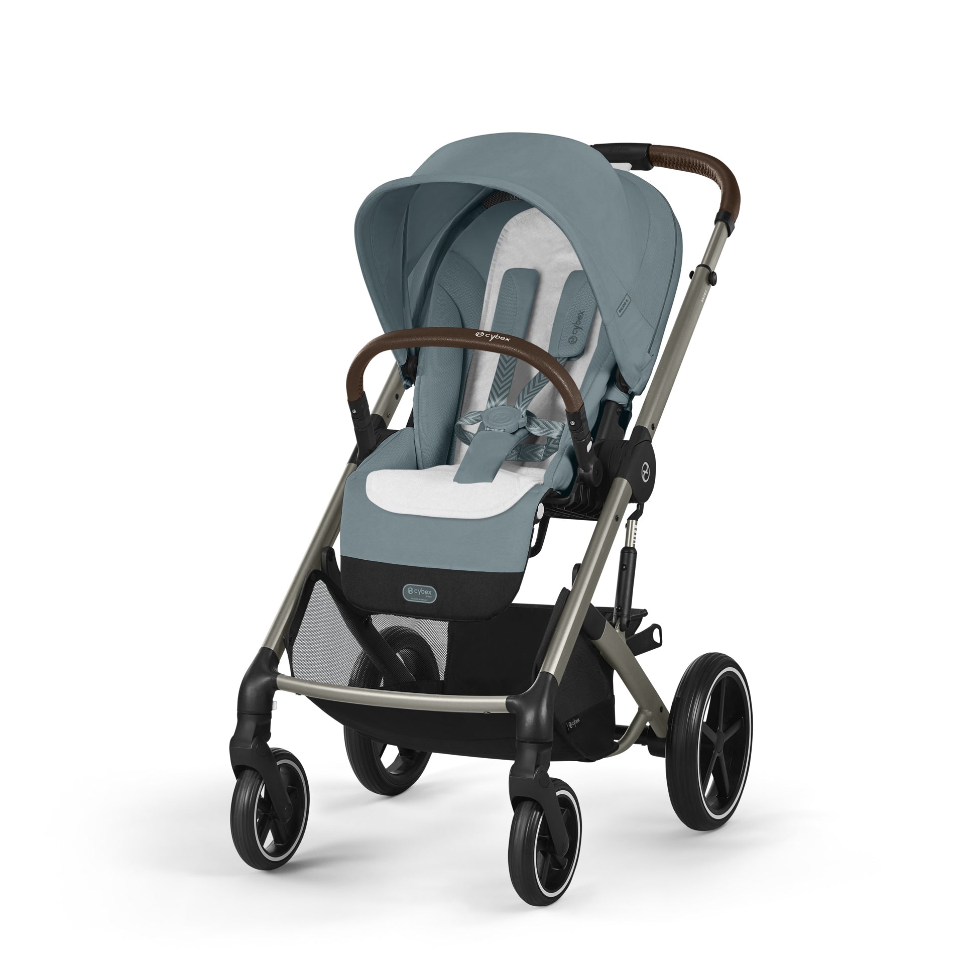 Cybex® Otroški voziček 3v1 Balios S Lux + Avtosedež Cloud G Stormy Blue (+ Rain cover) Cybex