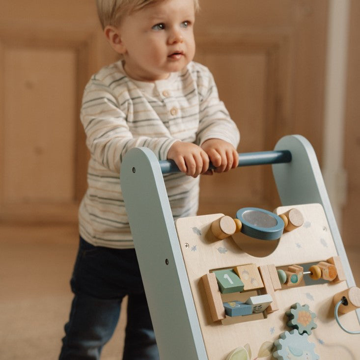 Little Dutch® Aktivnostni leseni voziček Forest Friends Little Dutch