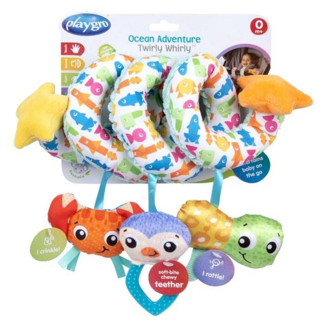 Playgro® Aktivnostna spirala Twirly Whirly Ocean Playgro