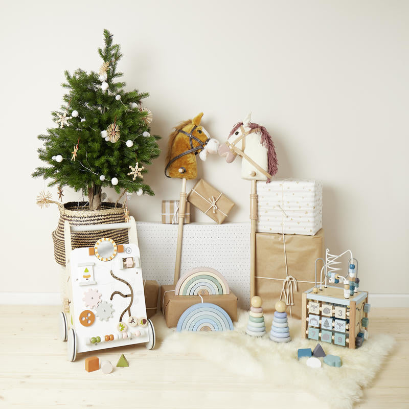 Bieco® Aktivnostni leseni voziček Bieco