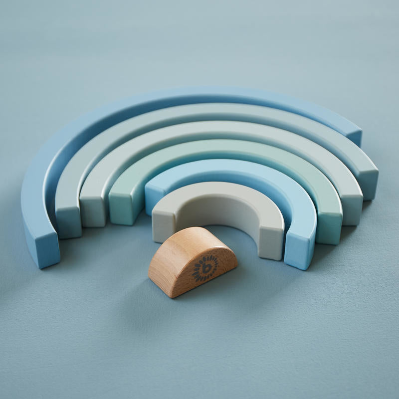 Bieco® Lesena mavrica Blue Bieco