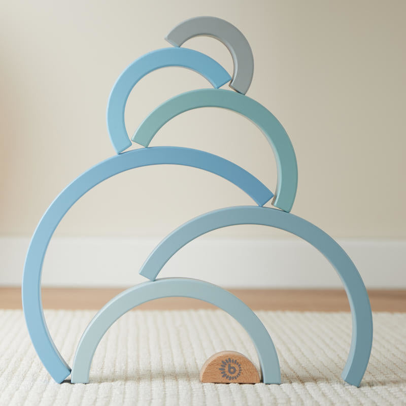 Bieco® Lesena mavrica Blue Bieco