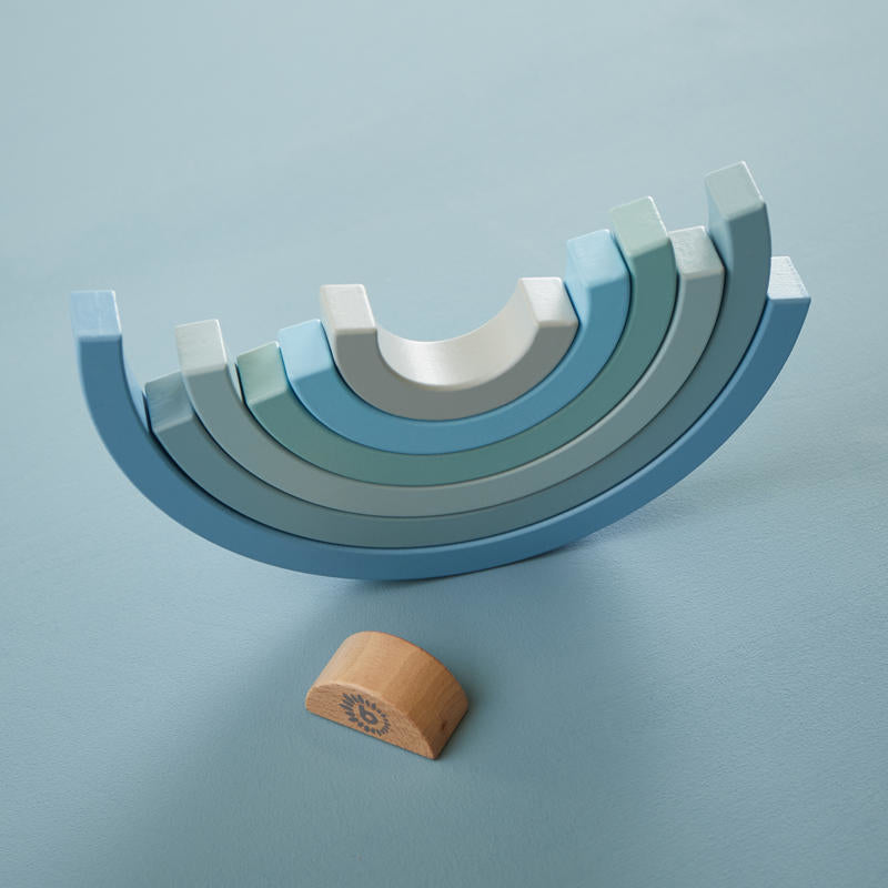 Bieco® Lesena mavrica Blue Bieco