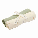 Little Dutch® Set 2 mussole Forest Treasures/Sage 70x70