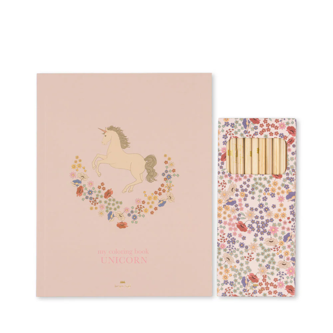 Konges Sløjd® Pobarvanka z voščenkami Unicorn Konges Sløjd