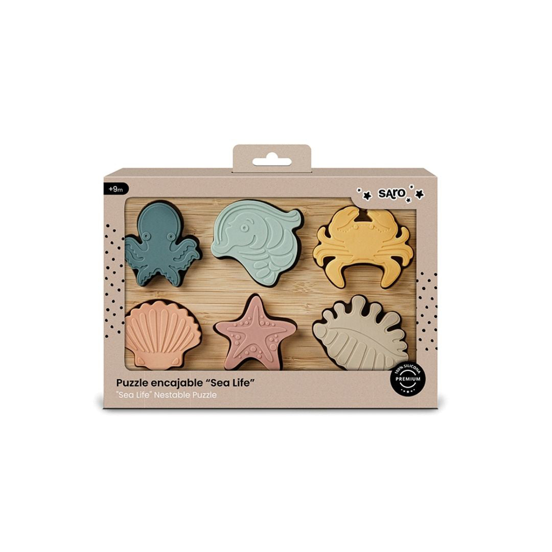 Saro Baby® Aktivnostne puzzle Sea Life Saro Baby