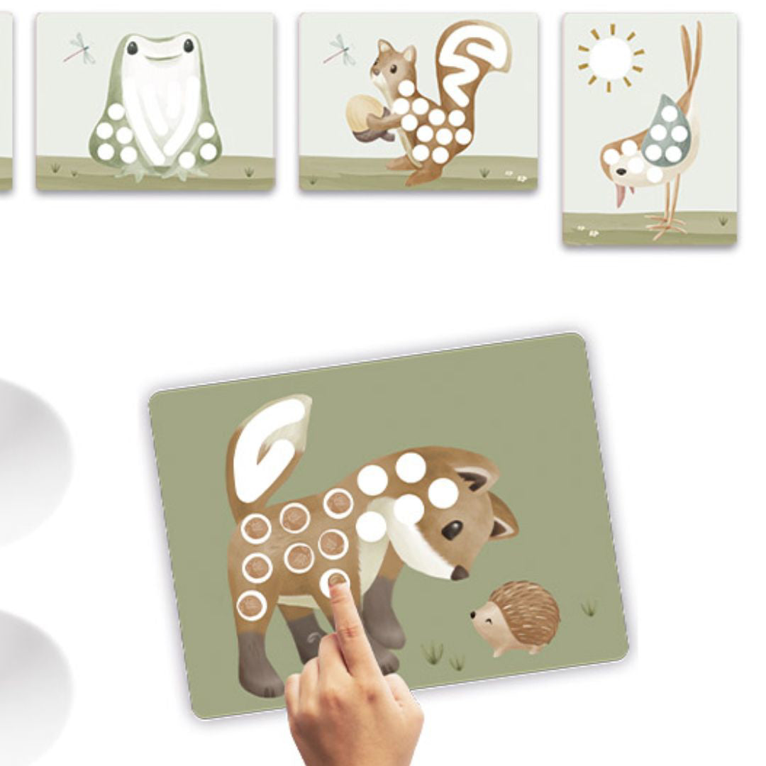 Little Dutch® Set za barvanje s prsti Forest Friends Little Dutch