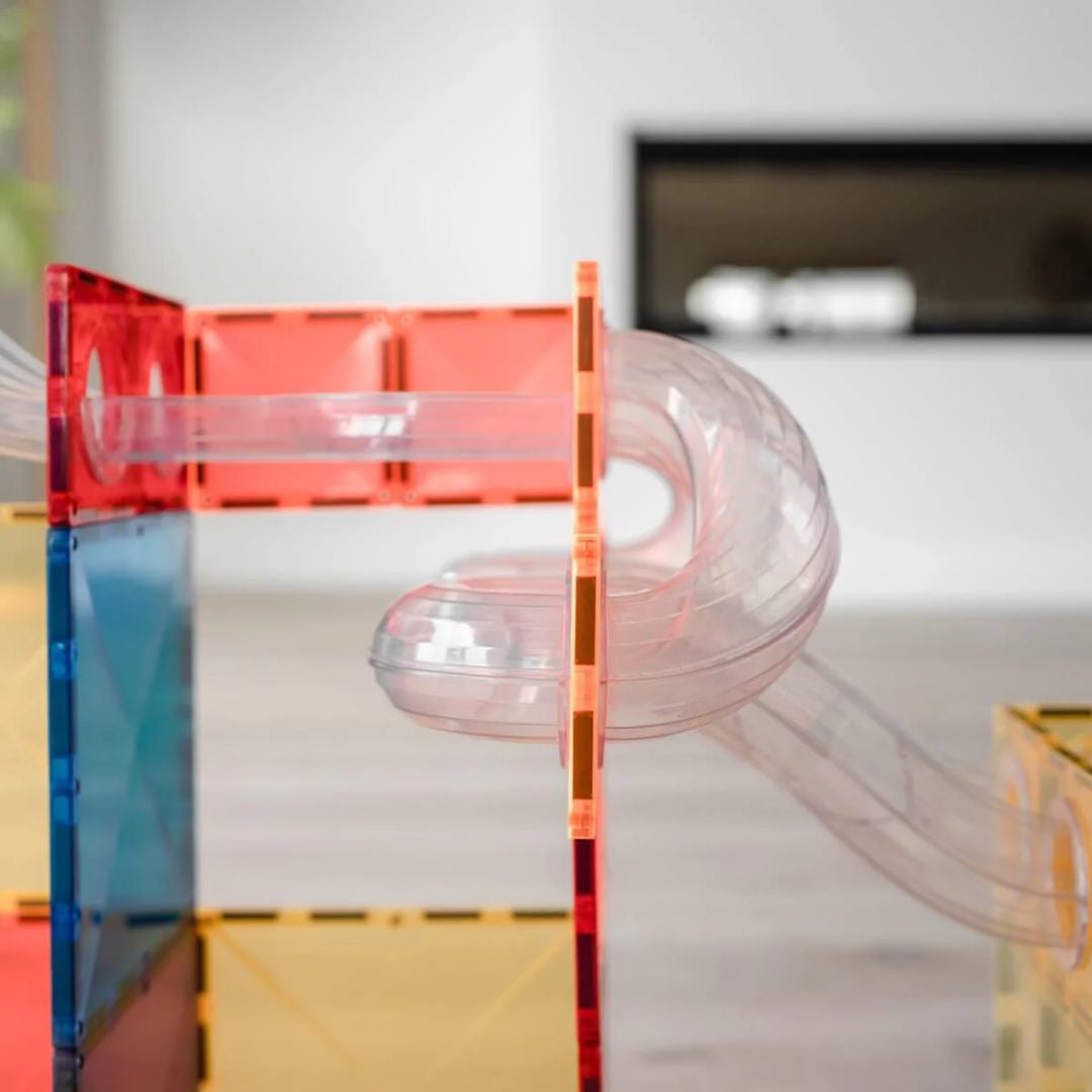 Connetix® Magnetne ploščice Rainbow Ball Run Expansion Pack 66-delni Connetix