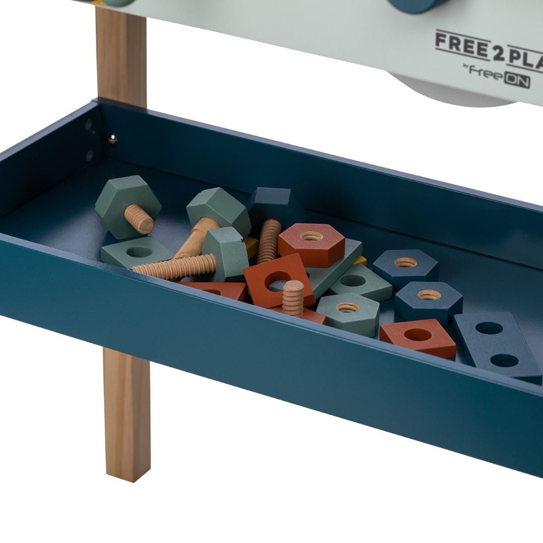 Free2Play® Moja prva lesena delavnica z dodatki Free2Play