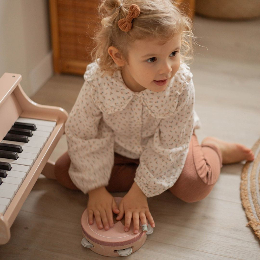 Label Label® Leseni tamburin Pink Label Label