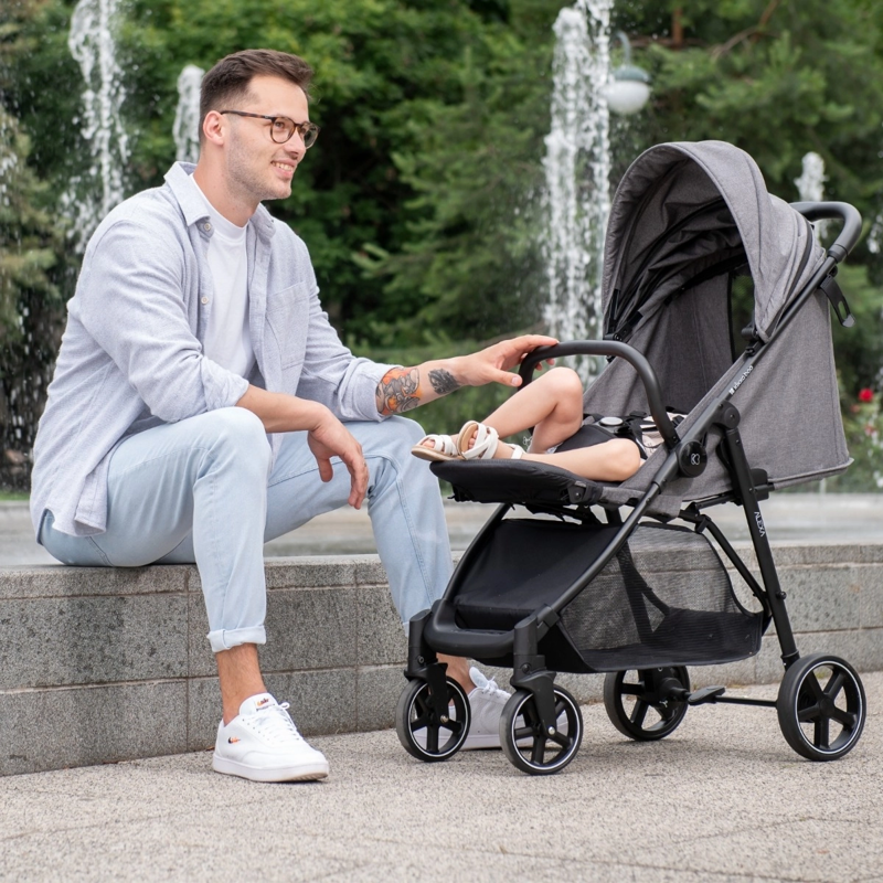 KikkaBoo® Otroški voziček Alexa Light Grey KikkaBoo