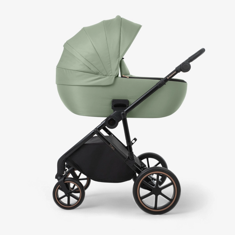 KikkaBoo® Otroški voziček s košaro 2v1 Thea Army Green KikkaBoo