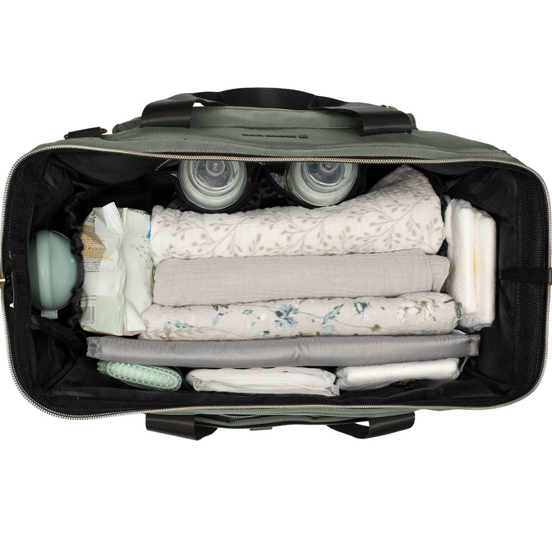 KikkaBoo® Previjalna torba Maxi Army Green NEW 2025 KikkaBoo