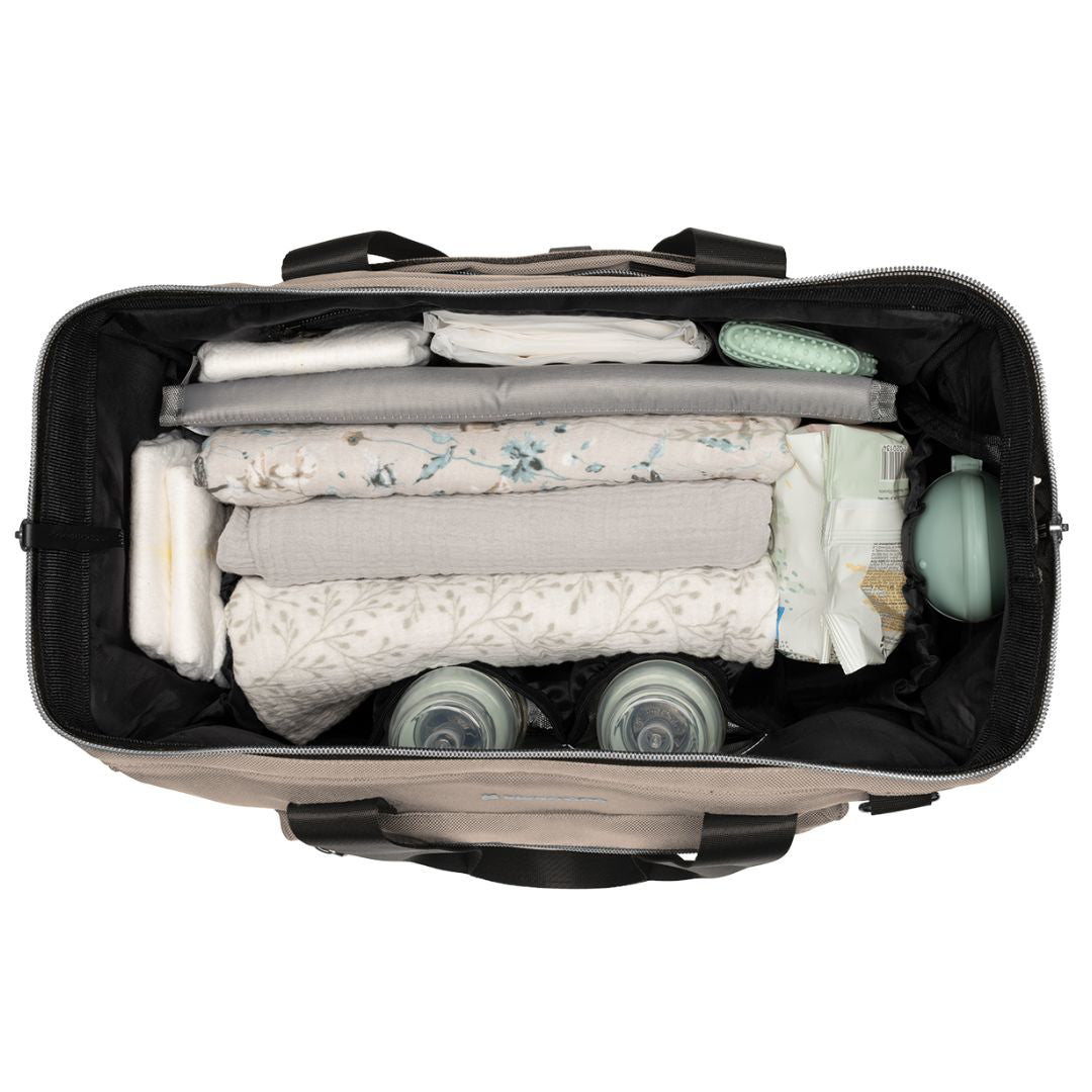 KikkaBoo® Previjalna torba Maxi Beige NEW 2025 KikkaBoo