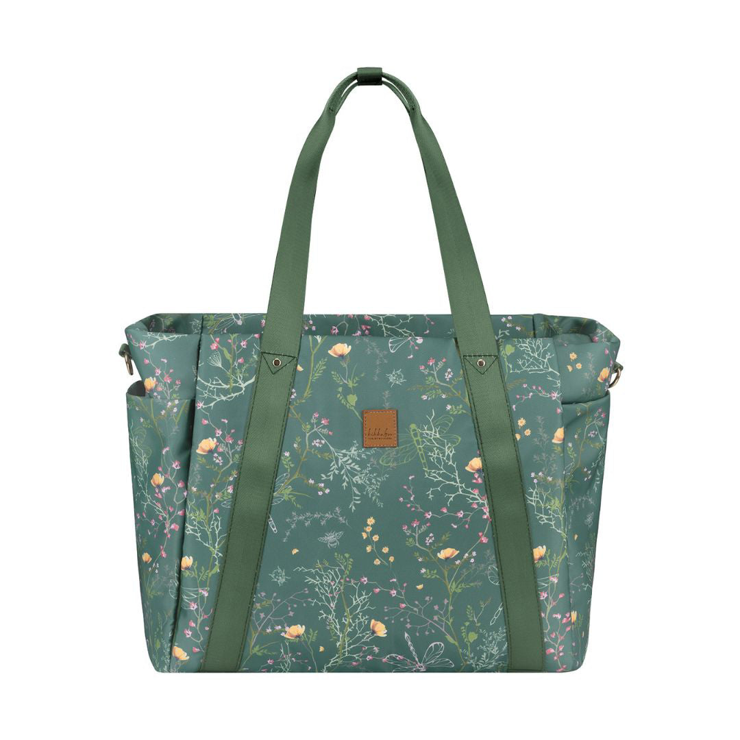 KikkaBoo® Previjalna torba Florence Secret Garden Green KikkaBoo