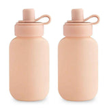 Mushie® Borraccia in silicone Smoothie 2 pezzi Blush