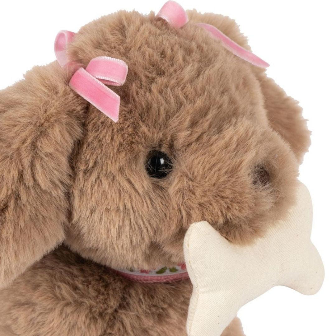 Konges Sløjd® Plišasti kuža Maude Pink Check Konges Sløjd