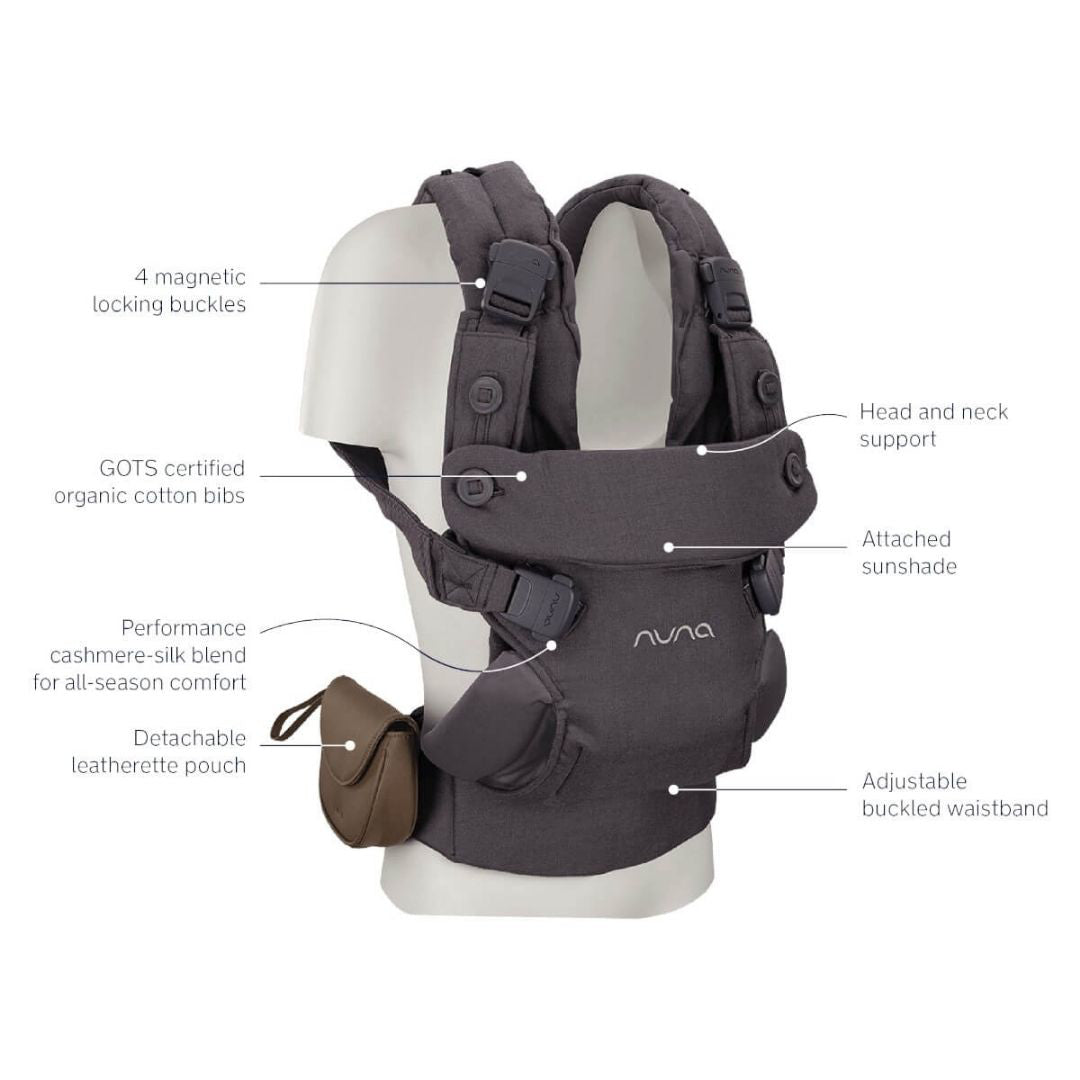 Nuna® Ergonomska nosilka Cudl™ Luxe Dusk Nuna