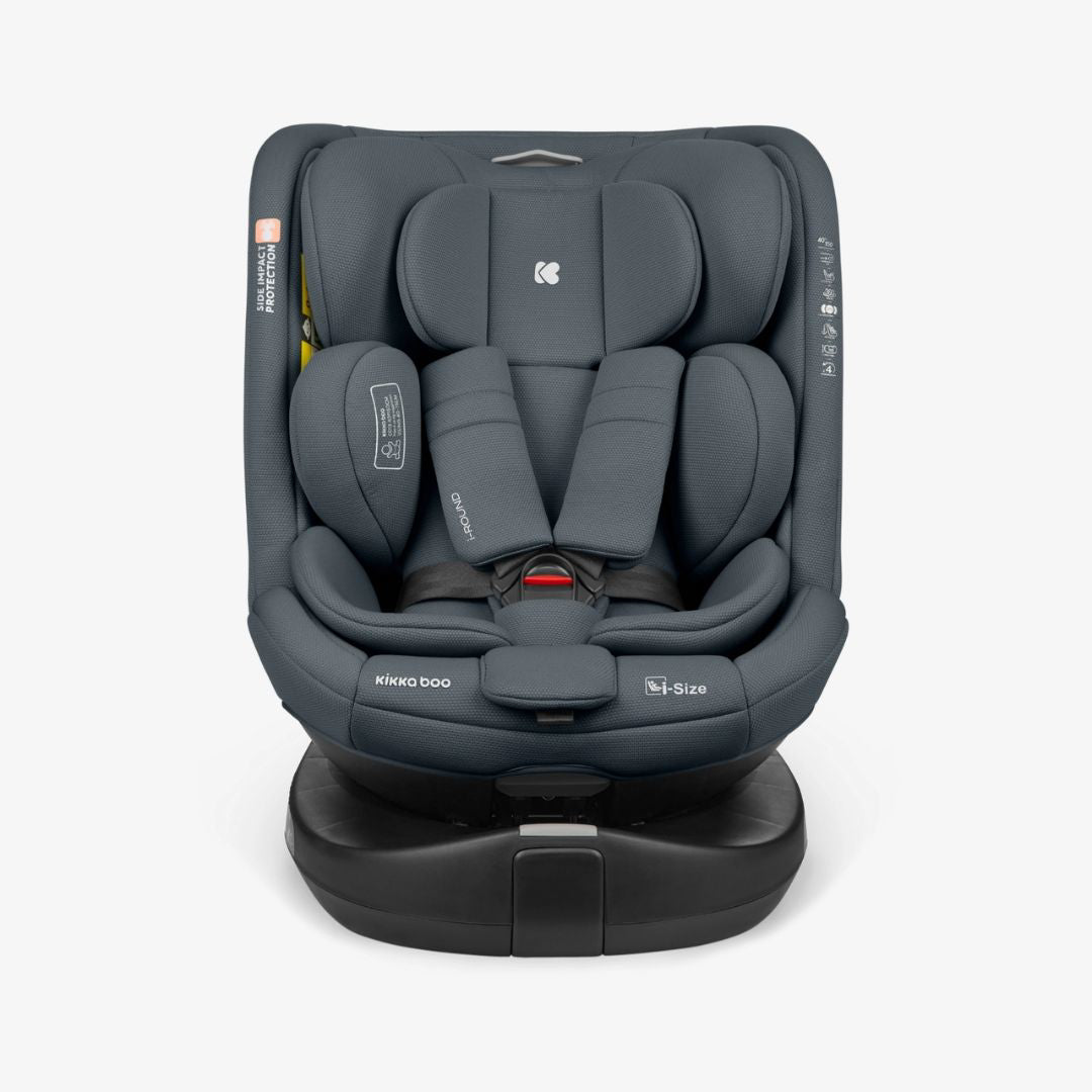KikkaBoo® Otroški avtosedež 360 i-Round i-SIZE (40-150 cm) Dark Grey KikkaBoo