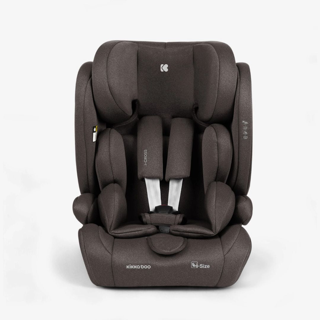 KikkaBoo® Otroški avtosedež i-Cross i-SIZE (76-150 cm) Brown KikkaBoo