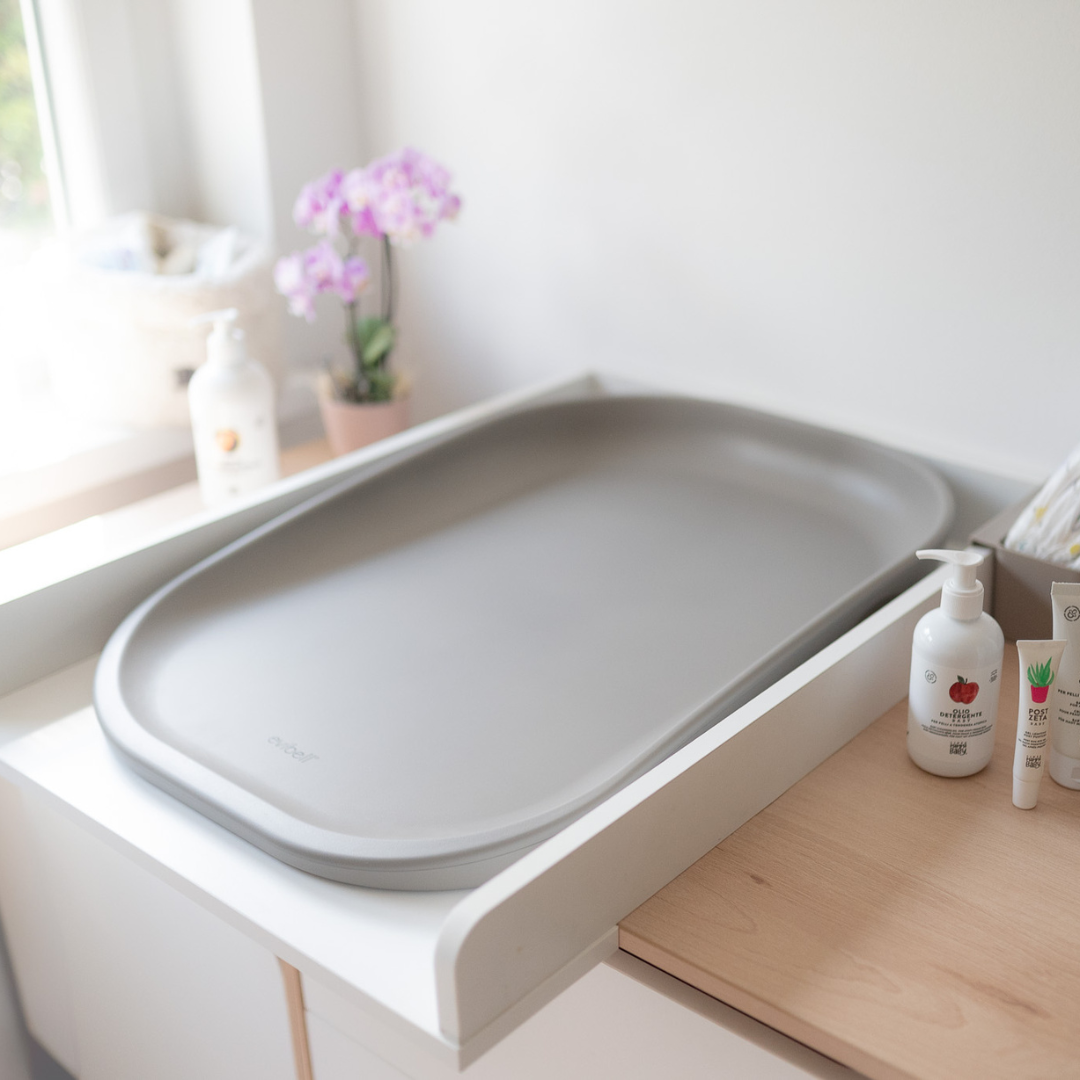 Evibell® Previjalna podloga iz PUR pene Taupe Evibell