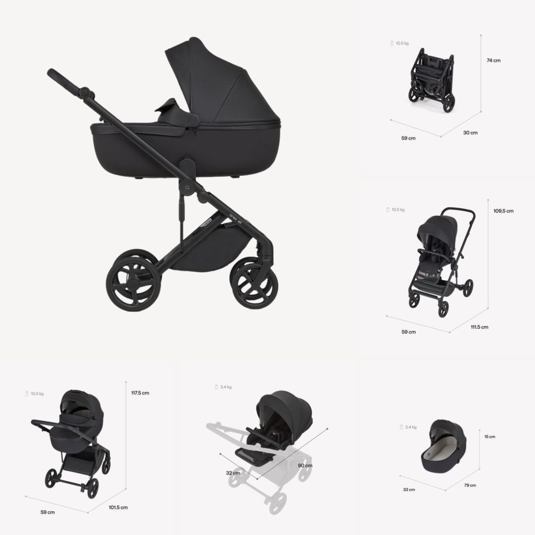 Anex® Otroški voziček 2v1 Eli Secret Anex