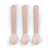 Done by Deer® Foodie Easy-grip Baby Spoon 3-pack Powder