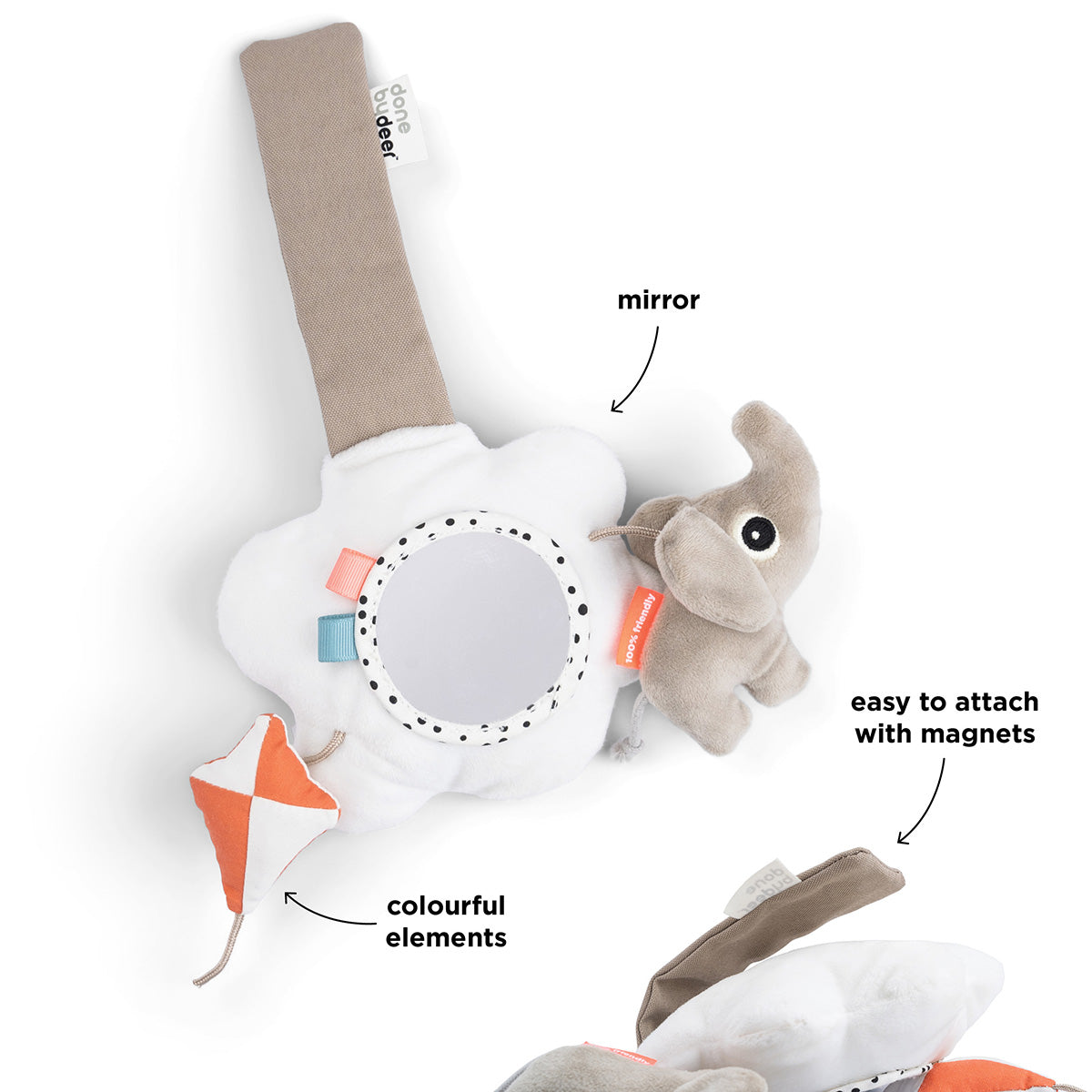 Done by Deer® Obešanka Playground Colour Mix Done by Deer