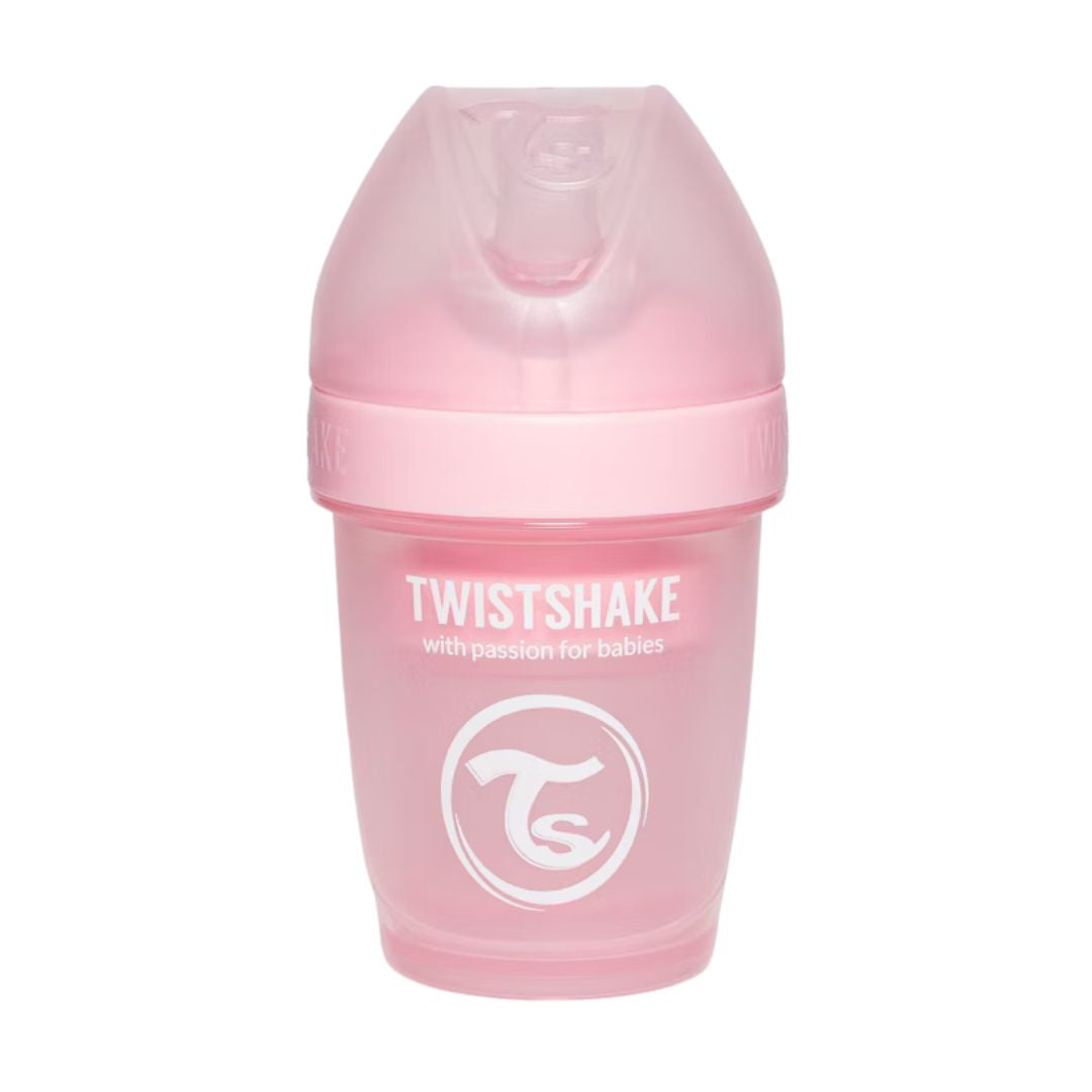 Twistshake® Steklenička PRO Double Anti-Colic 180ml Pastel Pastel Pink Twistshake