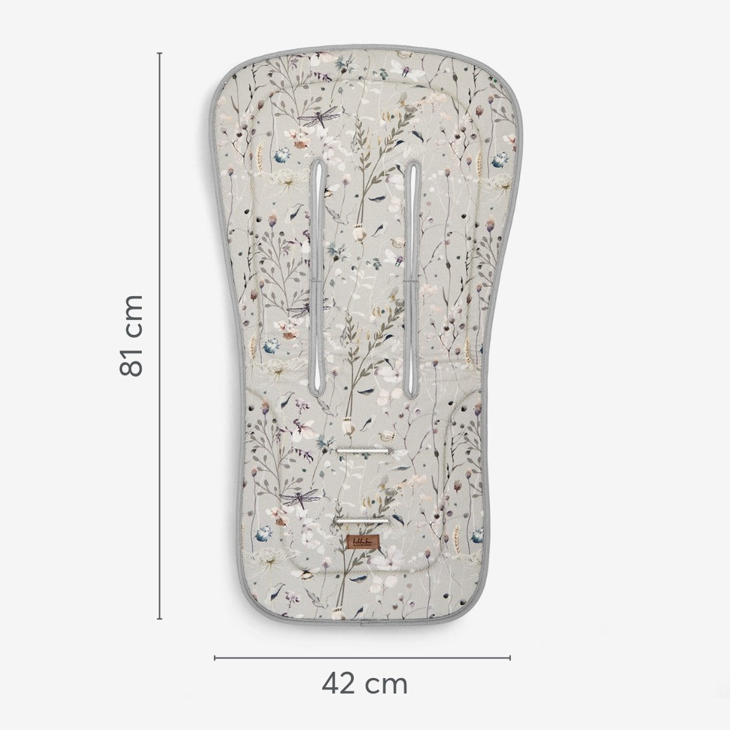 KikkaBoo® Zračna 3D Mesh podloga za voziček Dreamy Fields Grey KikkaBoo