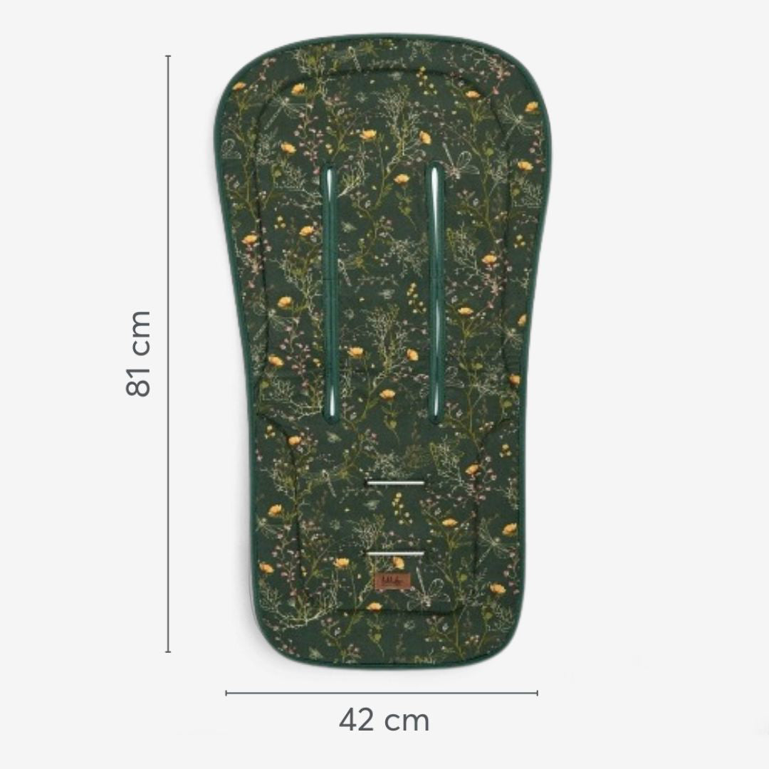 KikkaBoo® Zračna 3D Mesh podloga za voziček Secret Garden Green KikkaBoo