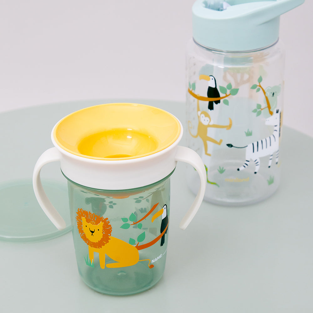 Miniland® Otroški slinček z rokavi Jungle Miniland