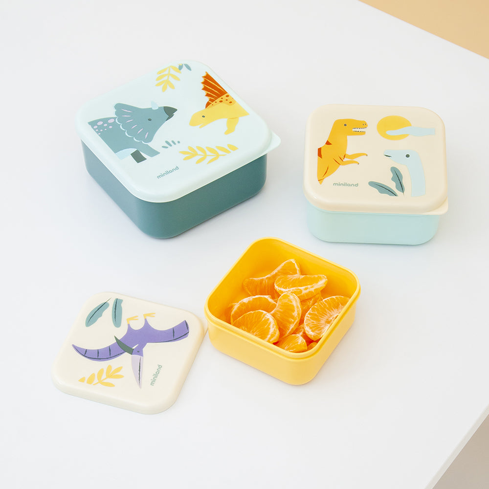 Miniland® Škatlice za prigrizke Jurassic Miniland