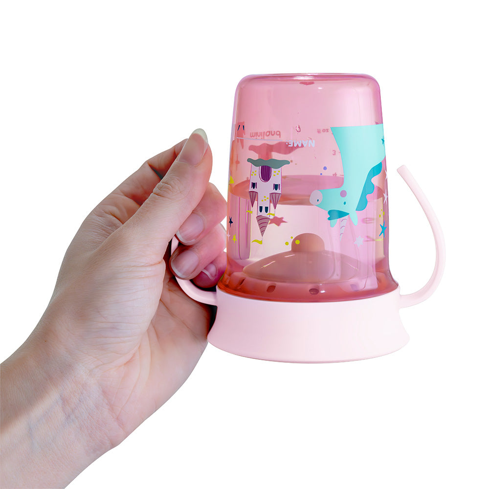 Miniland® Lonček za učenje pitja 360° 270ml Fantasy Miniland