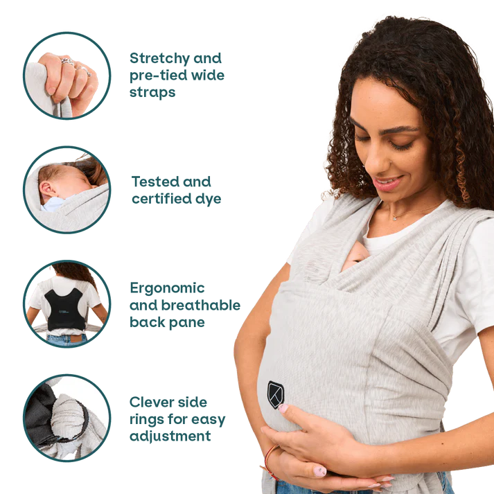 Koala Babycare® Trak za nošenje Cuddle Band Light Grey Koala Babycare