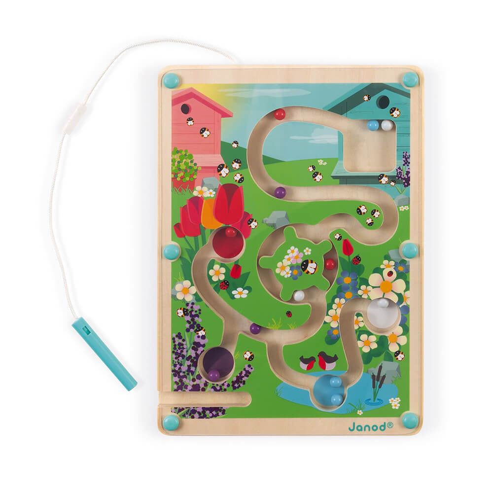 Janod® Magnetni labirint Čebelji panj Janod