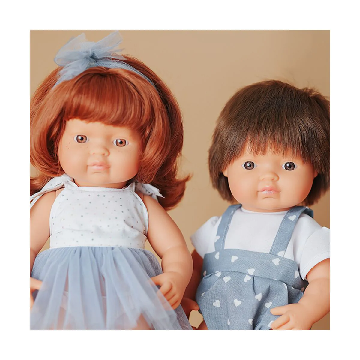Miniland® Punčka Caucasian Redhead Girl 38cm My Friends & Me Miniland