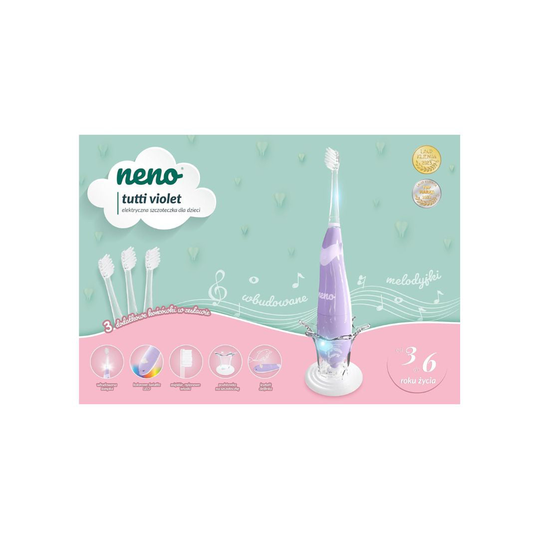 Neno® Elektronska otroška zobna ščetka (3-6 let) Tutti Blue Neno