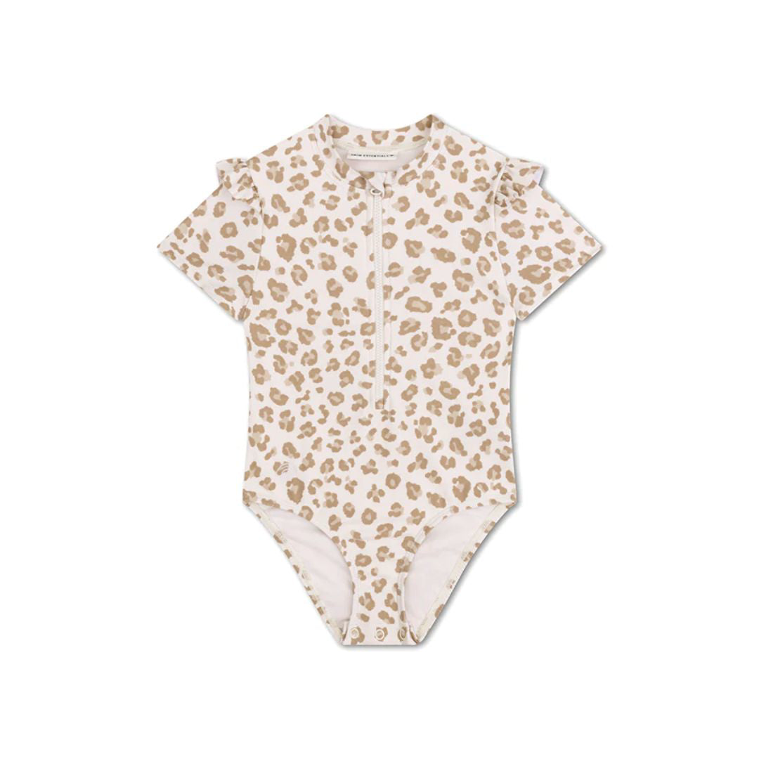 Swim Essentials® Otroške enodelne kopalke Neutral Leopard Swim Essentials