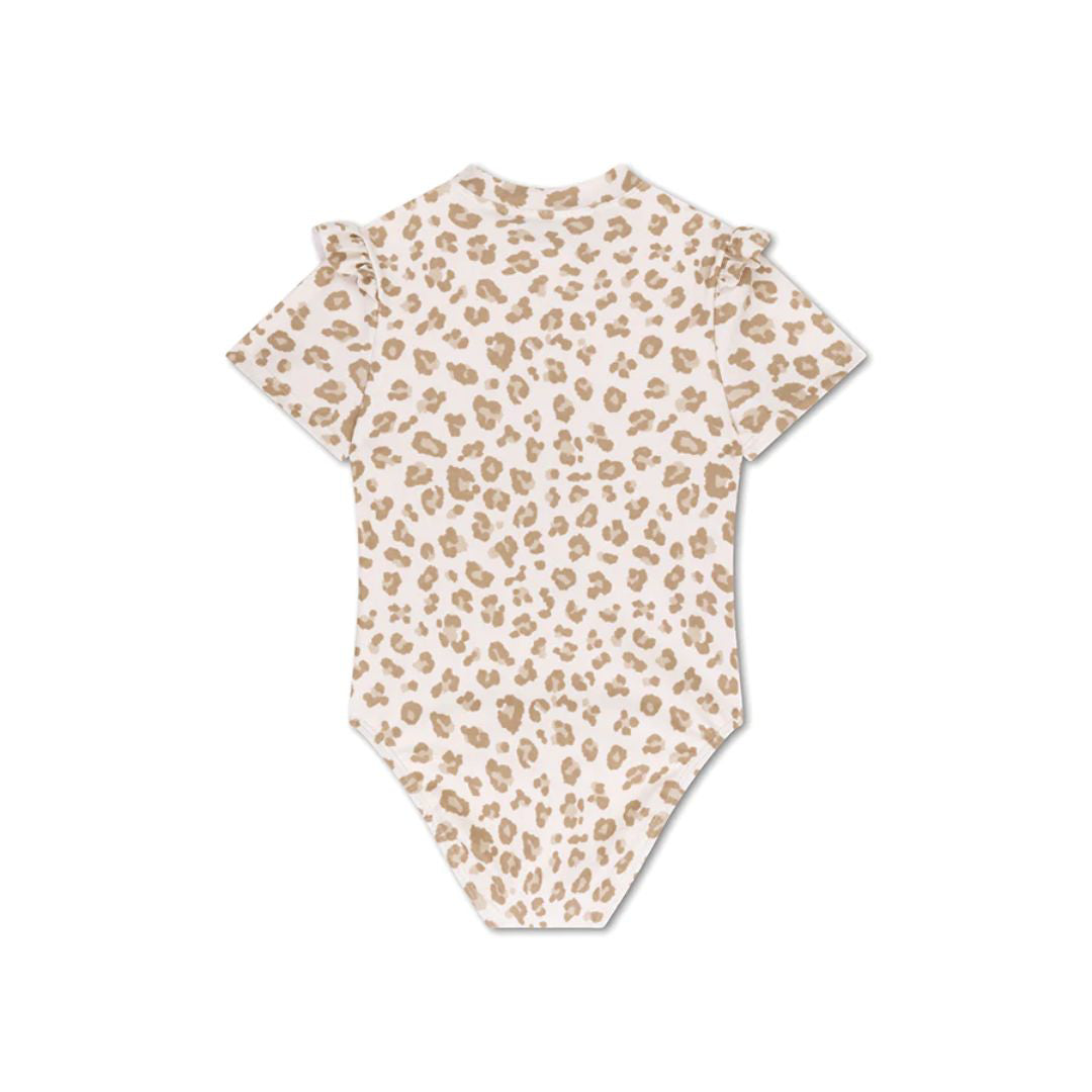 Swim Essentials® Otroške enodelne kopalke Neutral Leopard Swim Essentials