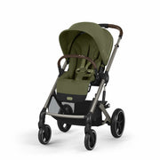 Cybex® Otroški voziček s košaro 2v1 Balios S Lux (0-22 kg) Moss Green (Taupe Frame) Cybex