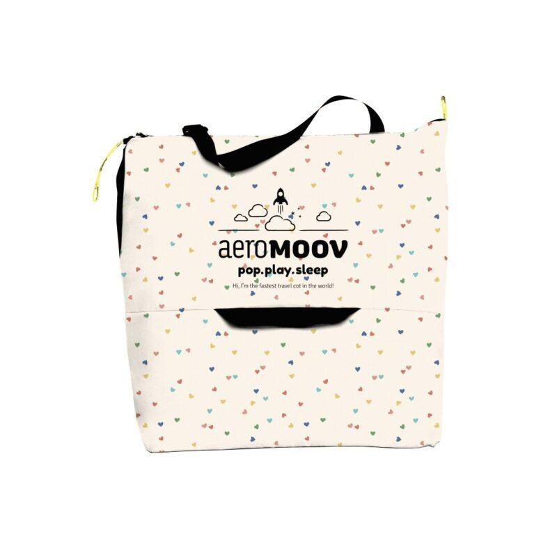 AeroMoov® Prenosna posteljica Confetti Hearts AeroMoov
