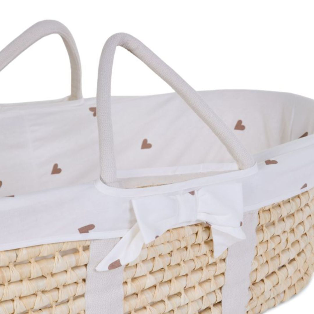Childhome® Moses košara z ležiščem in prevleko Hearts Childhome