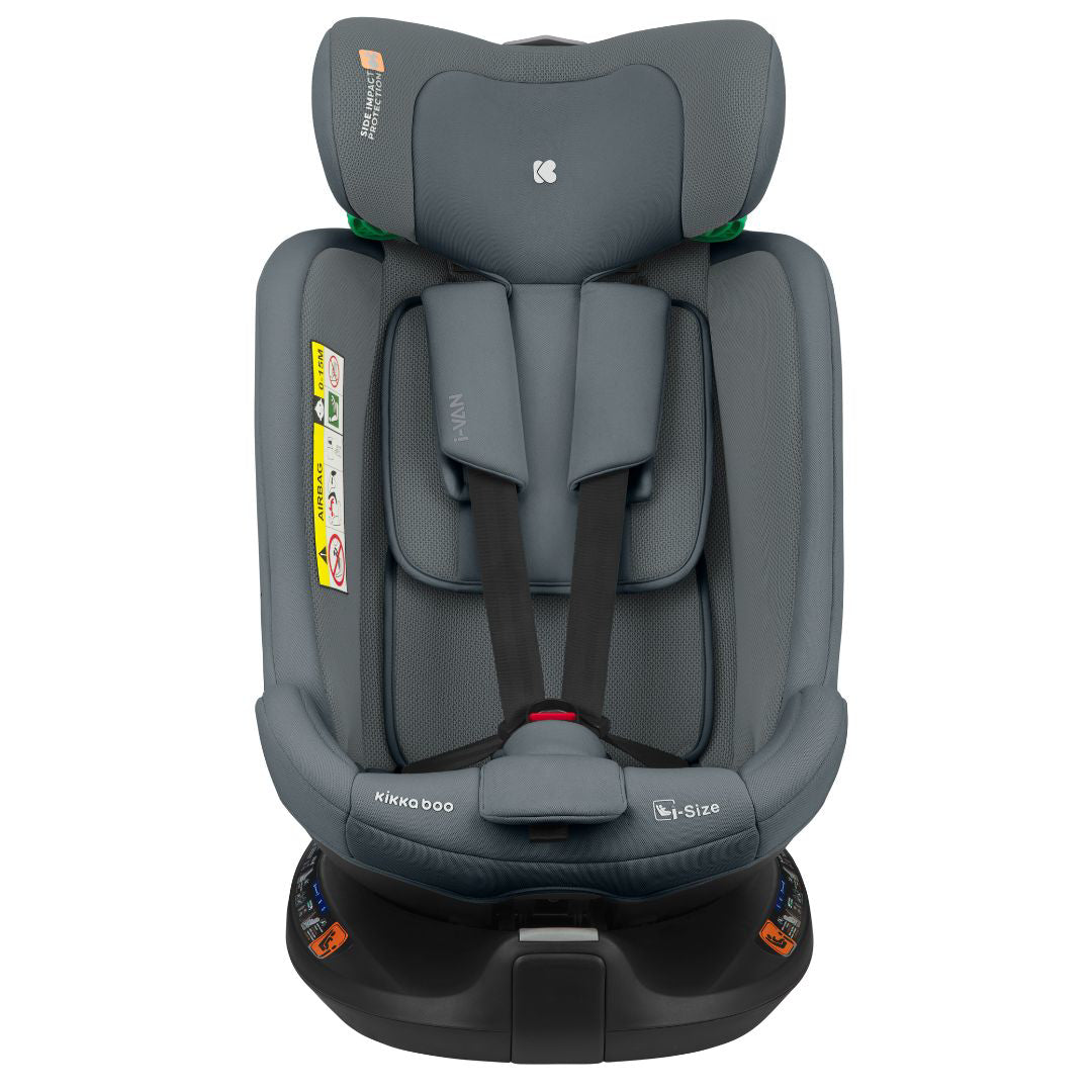 KikkaBoo® Otroški avtosedež 360°i-Van i-SIZE (40-150 cm) Dark Grey KikkaBoo