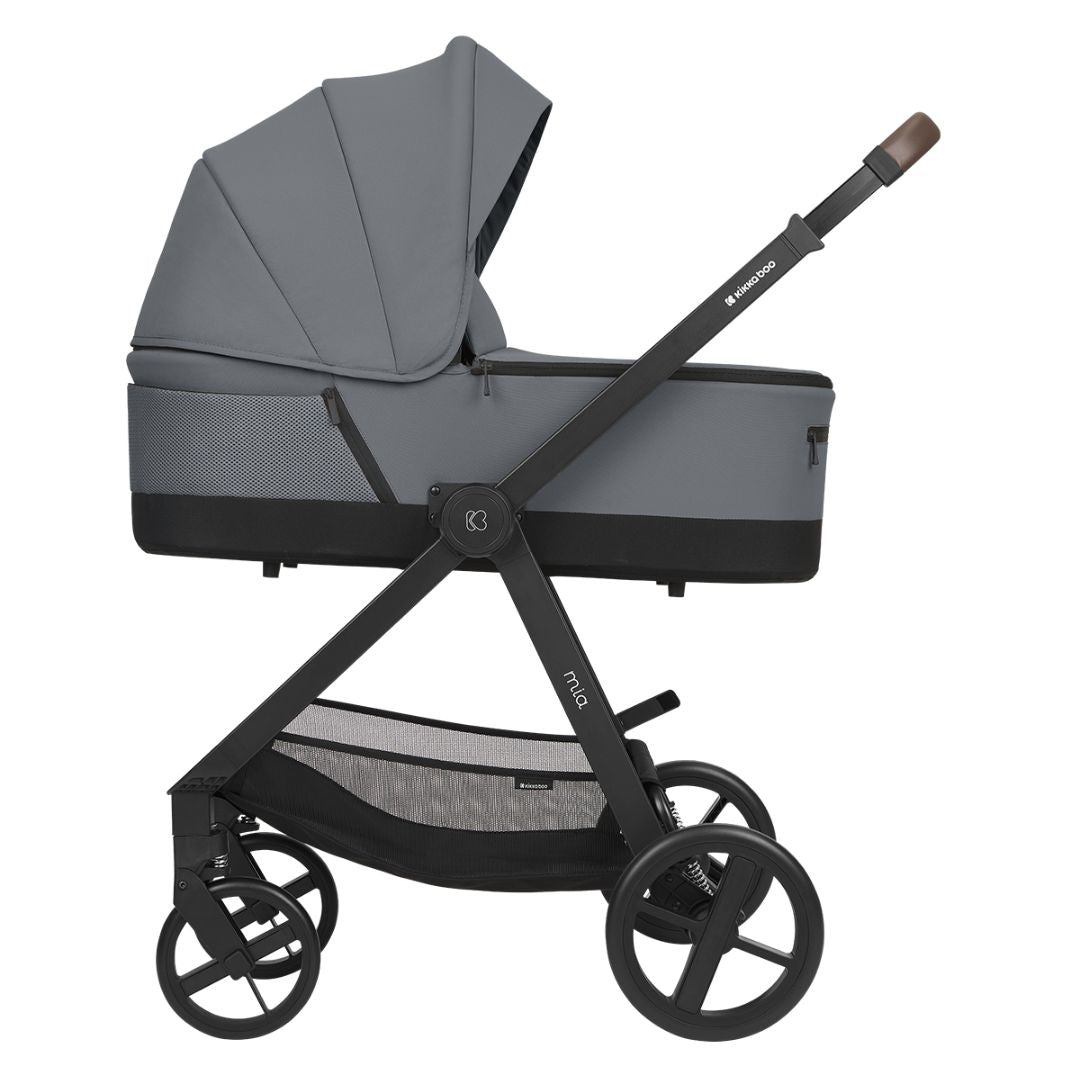 KikkaBoo® Otroški voziček s košaro 3v1 Mia Grey KikkaBoo
